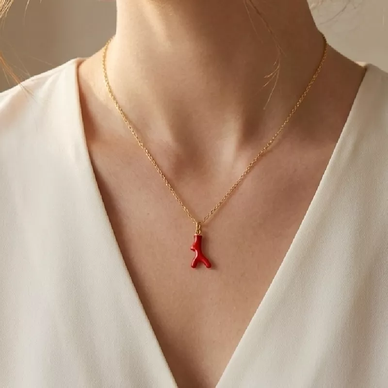 Cad. Veneciana Corales Rodio 45cm - CRJ624 - Foto 1